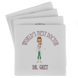 Doctor Avatar Absorbent Stone Coasters - Set of 4 (Personalized)