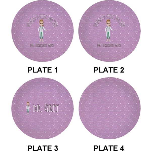 Doctor Avatar Set of Appetizer / Dessert Plates (Approval)