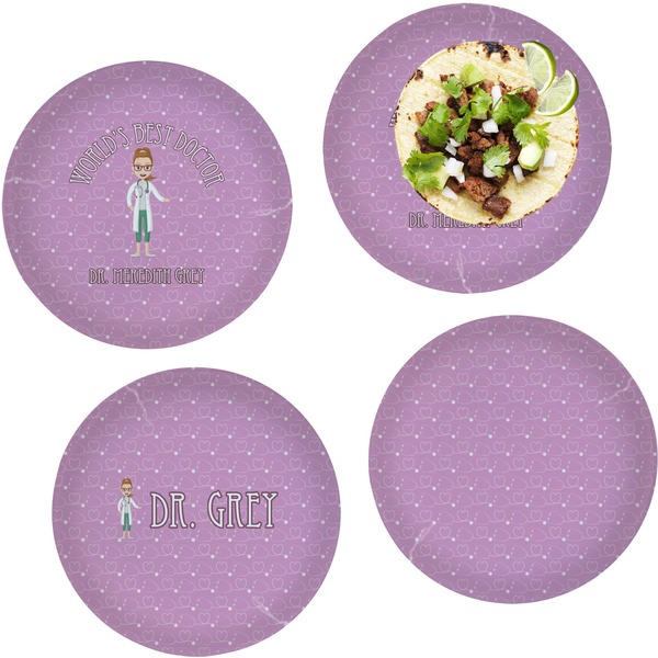 Doctor Avatar Set of Lunch / Dinner Plates