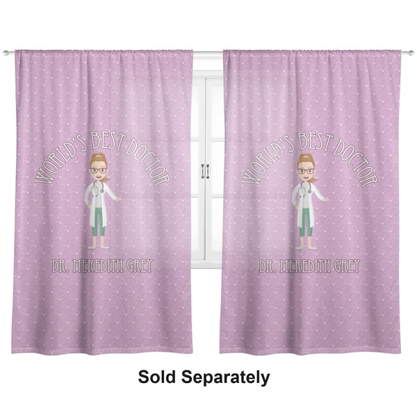 Doctor Avatar Sheer Curtains