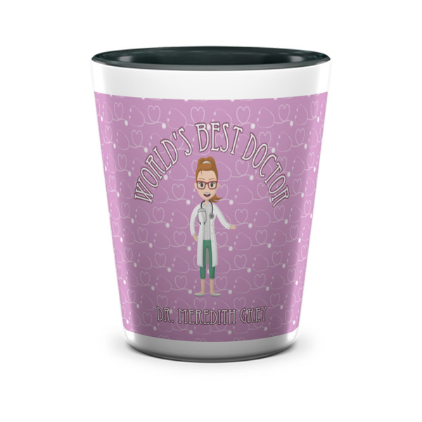 Doctor Avatar Shot Glass - Two Tone - FRONT