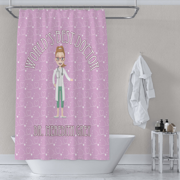 Doctor Avatar Shower Curtain Lifestyle