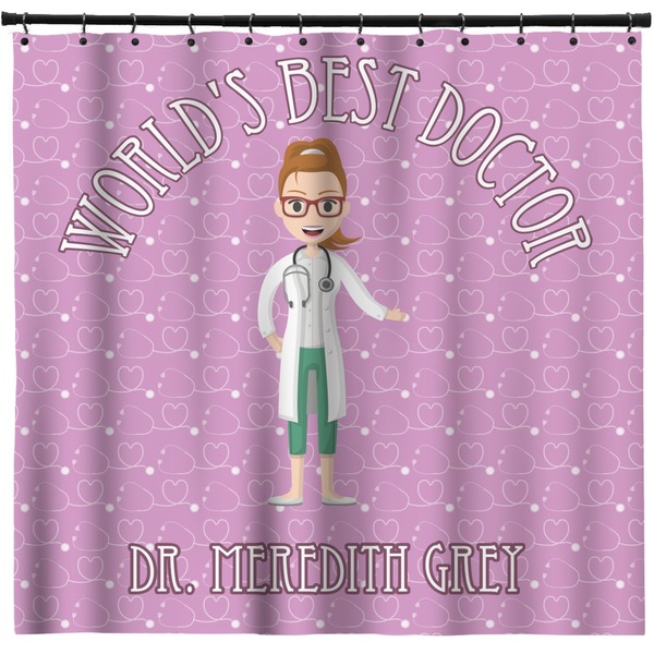 Custom Doctor Avatar Shower Curtain - Custom Size (Personalized)