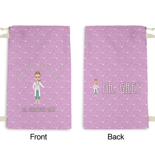 Doctor Avatar Small Laundry Bag - Front & Back View