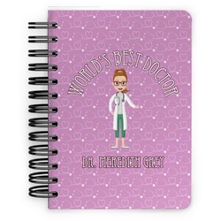 Doctor Avatar Spiral Notebook - 5x7 w/ Name or Text