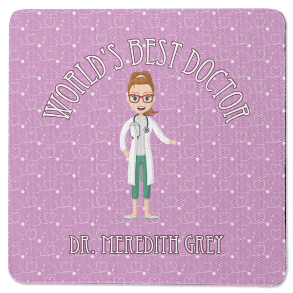 Doctor Avatar Square Coaster Rubber Back - Single