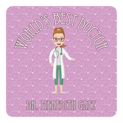 Doctor Avatar Square Decal - XLarge (Personalized)