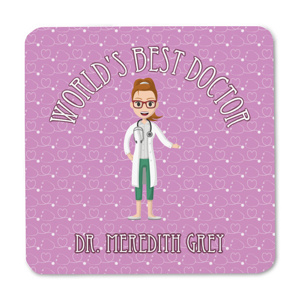Doctor Avatar Square Fridge Magnet - FRONT
