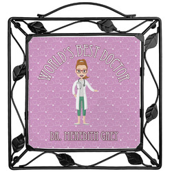 Doctor Avatar Square Trivet (Personalized)