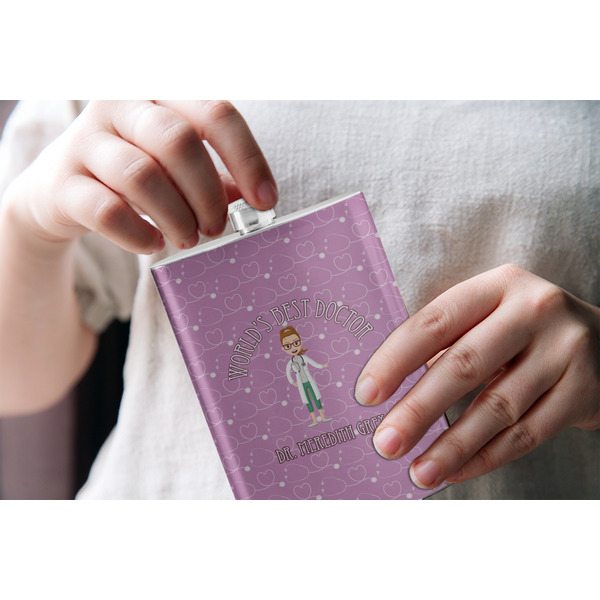 Doctor Avatar Stainless Steel Flask - LIFESTYLE 1