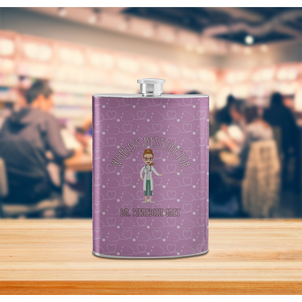 Doctor Avatar Stainless Steel Flask - LIFESTYLE 2