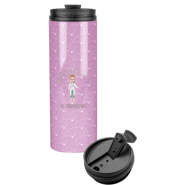 Custom Doctor Avatar Stainless Steel Skinny Tumbler (Personalized)