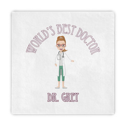 Doctor Avatar Decorative Paper Napkins (Personalized)