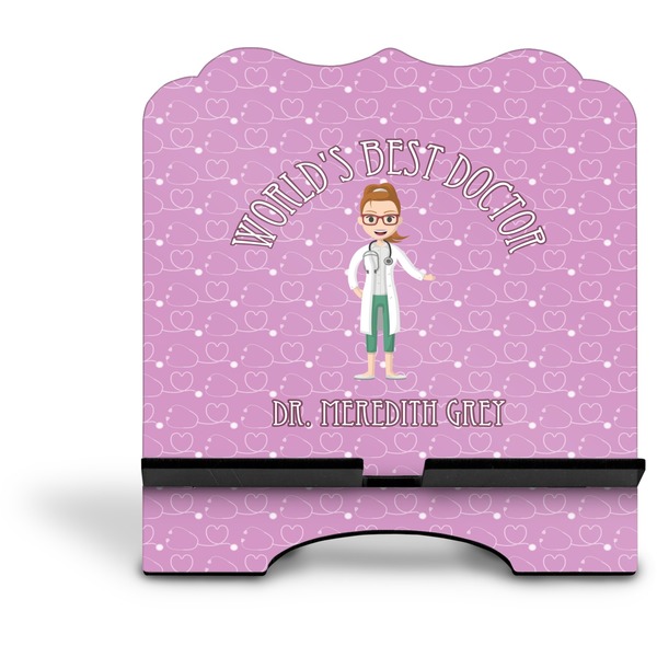 Doctor Avatar Stylized Tablet Stand - Front without iPad