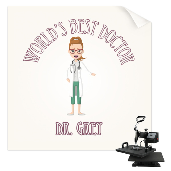 Custom Doctor Avatar Sublimation Transfer - Youth / Women (Personalized)