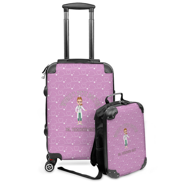 Custom Doctor Avatar Kids 2-Piece Luggage Set - Suitcase & Backpack (Personalized)