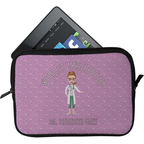 Custom Doctor Avatar Tablet Case / Sleeve - Small (Personalized)