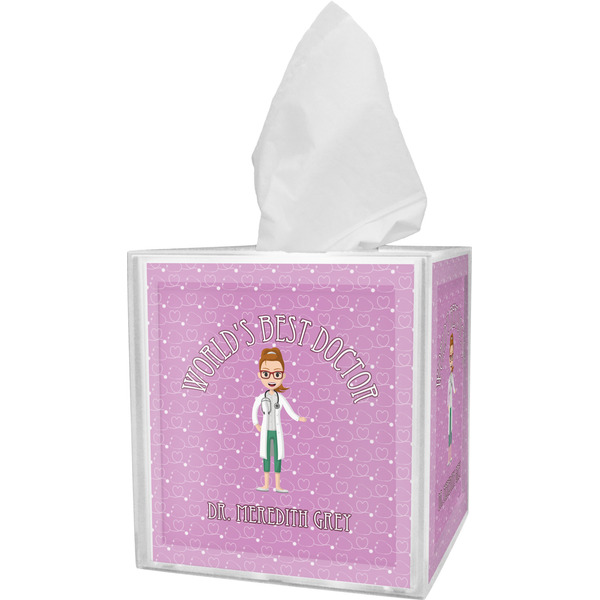 Custom Doctor Avatar Tissue Box Cover (Personalized)