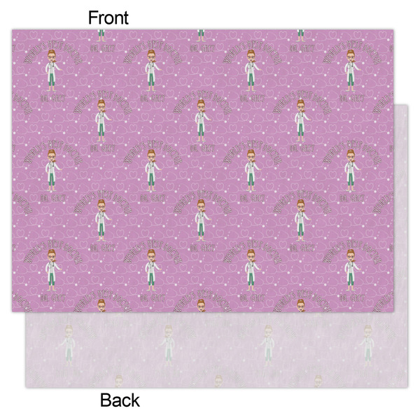 Doctor Avatar Tissue Paper - Lightweight - Large - Front & Back