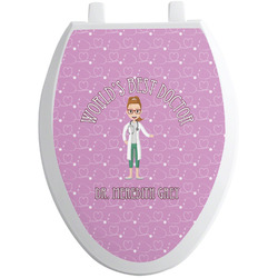 Doctor Avatar Toilet Seat Decal - Elongated (Personalized)