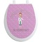 Doctor Avatar Toilet Seat Decal - Round (Personalized)