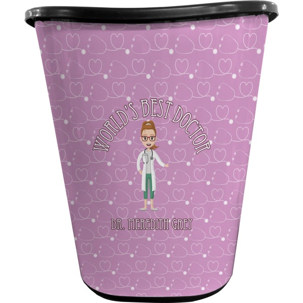 Doctor Avatar Trash Can Black