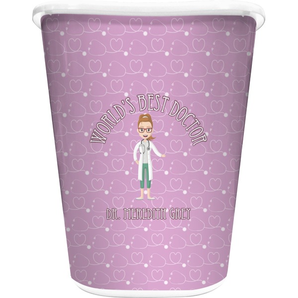 Custom Doctor Avatar Waste Basket (Personalized)