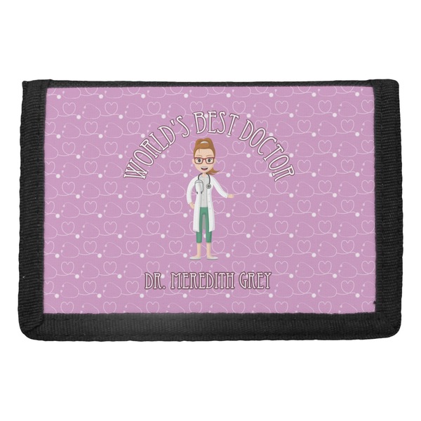 Custom Doctor Avatar Trifold Wallet (Personalized)