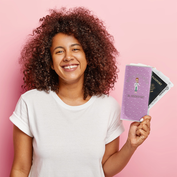 Doctor Avatar Vinyl Document Holder - LIFESTYLE