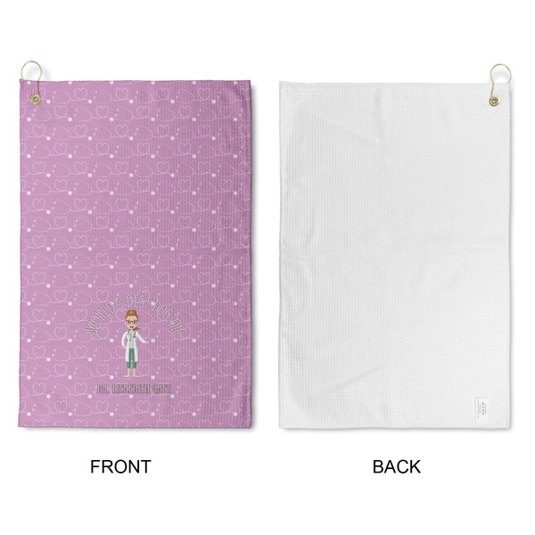 Doctor Avatar Waffle Weave Golf Towel - Approval