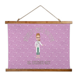 Doctor Avatar Wall Hanging Tapestry - Wide (Personalized)