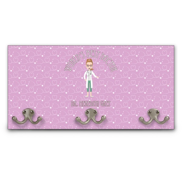 Custom Doctor Avatar Wall Mounted Coat Rack (Personalized)