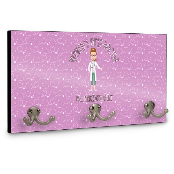 Doctor Avatar Wall Mounted Coat Hanger - Side View