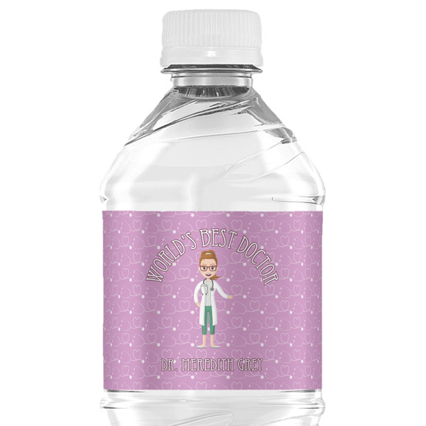 Custom Doctor Avatar Water Bottle Labels - Custom Sized (Personalized)