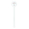 Doctor Avatar White Plastic 5.5" Stir Stick - Round - Single Stick