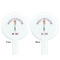 Doctor Avatar White Plastic 7" Stir Stick - Double Sided - Round - Front & Back