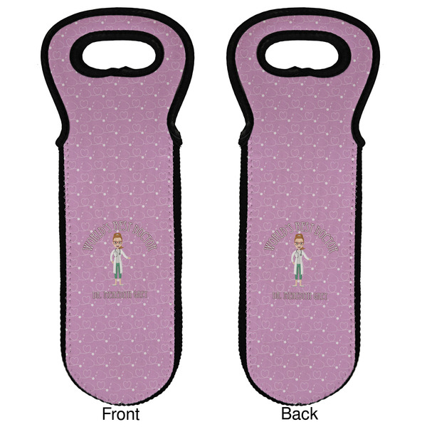 Doctor Avatar Wine Tote Front & Back