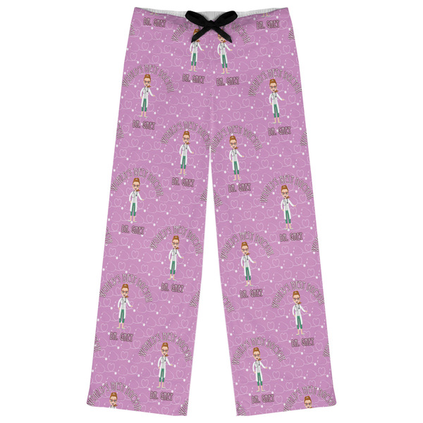 Custom Doctor Avatar Womens Pajama Pants - XS (Personalized)