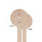 Doctor Avatar Wooden 6" Stir Stick - Round - Single Sided - Front & Back