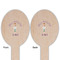 Doctor Avatar Wooden Food Pick - Oval - Double Sided - Front & Back