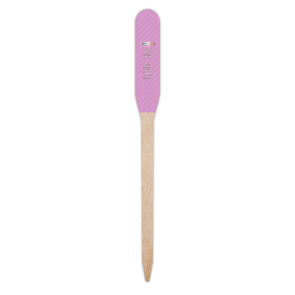 Doctor Avatar Wooden Food Pick - Paddle - Single Pick