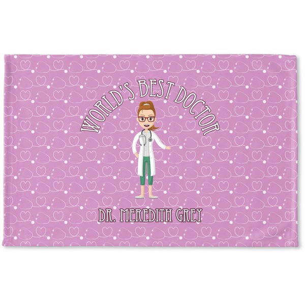 Custom Doctor Avatar Woven Mat (Personalized)