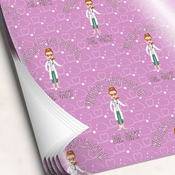 Doctor Avatar Wrapping Paper Sheets (Personalized)