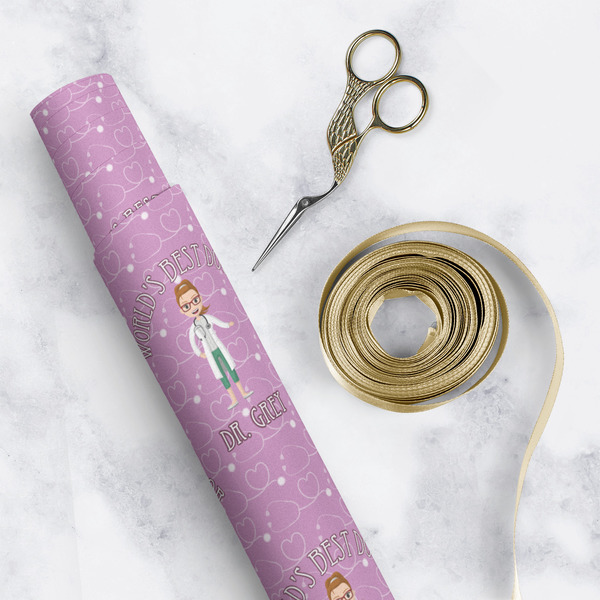 Doctor Avatar Wrapping Paper Roll - Matte - In Context