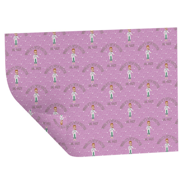 Custom Doctor Avatar Wrapping Paper Sheets - Double-Sided - 20" x 28" (Personalized)