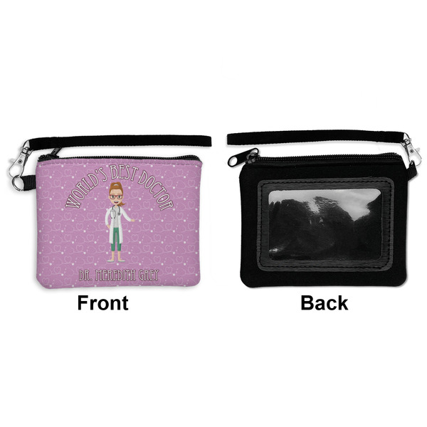Doctor Avatar Wristlet ID Cases - Front & Back