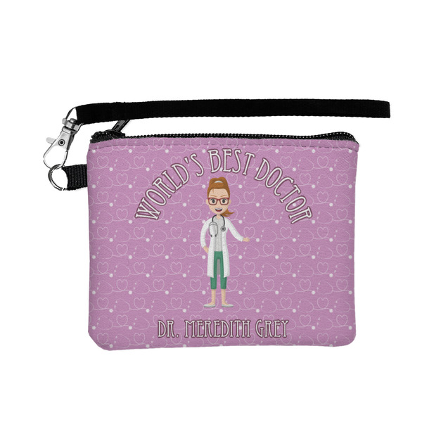 Custom Doctor Avatar Wristlet ID Case w/ Name or Text