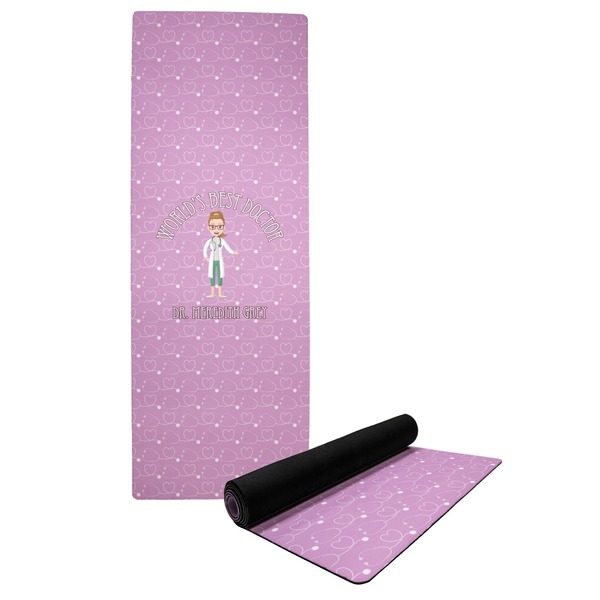 Custom Doctor Avatar Yoga Mat (Personalized)