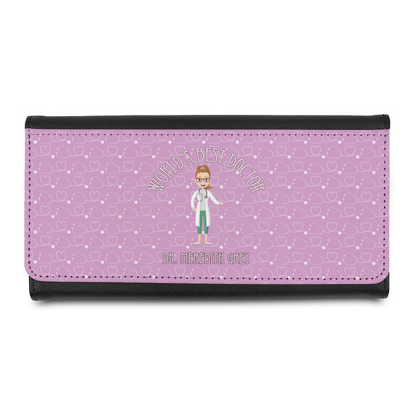 Custom Doctor Avatar Leatherette Ladies Wallet (Personalized)