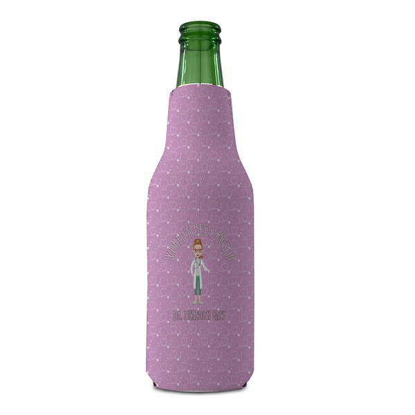 Doctor Avatar Zipper Bottle Cooler - FRONT (bottle)